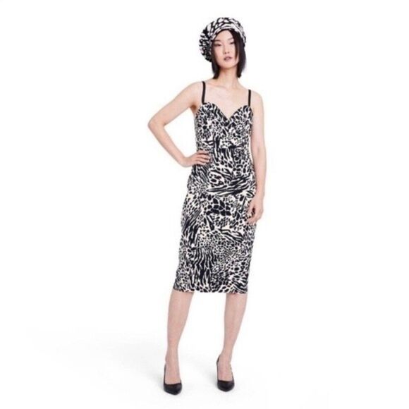 Sergio Hudson X Target Animal Print Bustier Dress - Picture 3 of 5